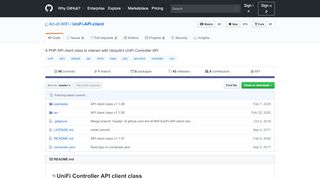 
                            4. GitHub - Art-of-WiFi/UniFi-API-client: A PHP API client class to interact ...