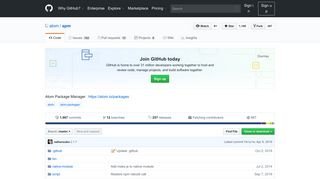 
                            11. GitHub - atom/apm: Atom Package Manager
