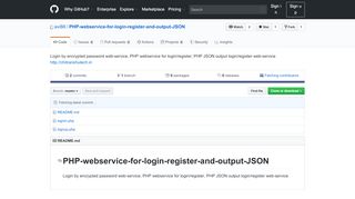 
                            9. GitHub - avi88/PHP-webservice-for-login-register-and-output-JSON ...