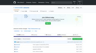 
                            7. GitHub - awesomeWM/awesome: awesome window manager