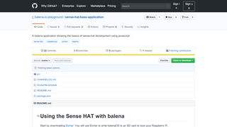 
                            13. GitHub - balena-io-projects/sense-hat-base-application: A balena ...