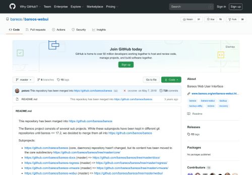 
                            8. GitHub - bareos/bareos-webui: Bareos Web User Interface