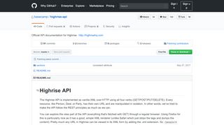 
                            10. GitHub - basecamp/highrise-api: Official API documentation for ...