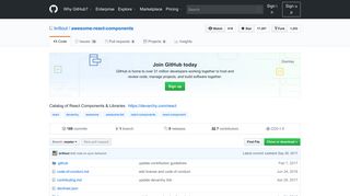 
                            12. GitHub - brillout/awesome-react-components: Catalog of React ...