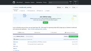 
                            3. GitHub - catalyst/moodle-auth_userkey: Log in to Moodle using one ...