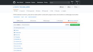 
                            11. GitHub - cdaecke/md_news_author: TYPO3 extension to enrich ...