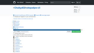 
                            7. GitHub - Chaitya62/notepadpw-cli: A notepad.pw magician in your ...