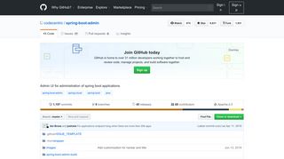 
                            1. GitHub - codecentric/spring-boot-admin: Admin UI for administration of ...