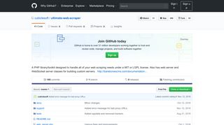 
                            12. GitHub - cubiclesoft/ultimate-web-scraper: A PHP library/toolkit ...