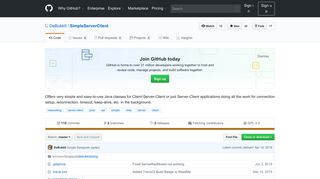 
                            2. GitHub - DeBukkIt/SimpleServerClient: Offers very simple and easy-to ...
