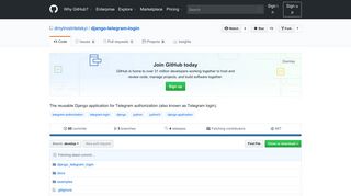 
                            11. GitHub - dmytrostriletskyi/django-telegram-login: The reusable ...