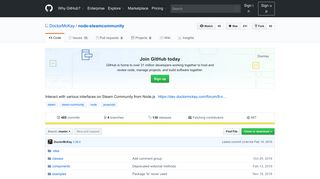 
                            5. GitHub - DoctorMcKay/node-steamcommunity: Interact with various ...