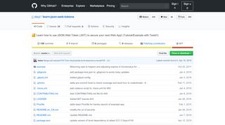 
                            8. GitHub - dwyl/learn-json-web-tokens: Learn how to use JSON Web ...