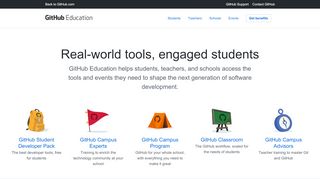 
                            4. GitHub Education: Engaged students are the result of using real-world ...