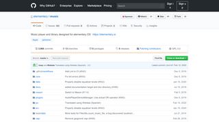 
                            12. GitHub - elementary/music: Music player and library designed for ...