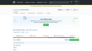 
                            11. GitHub - evercam/evercam-admin: Admin Dashboard (Rails)