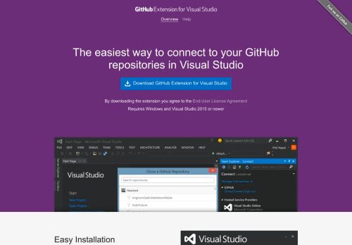 
                            13. GitHub Extension for Visual Studio