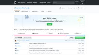 
                            9. GitHub - facebookarchive/scribe: Scribe is a server for aggregating ...