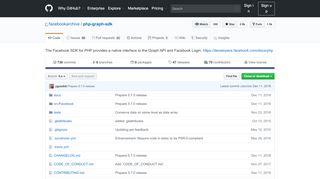 
                            11. GitHub - facebook/php-graph-sdk: The Facebook SDK for ...