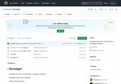 
                            6. GitHub - fuzzysb/Garadget: Garadget (Connect) - SmartThings to ...