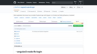 
                            13. GitHub - GenFirst/angular2-node-fb-login: Demo application that ...