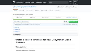 
                            6. GitHub - Genymobile/genymotion-cloud-ssl-tool