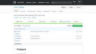 
                            11. GitHub - Gia90/Fickport: Tools to automatically restart 