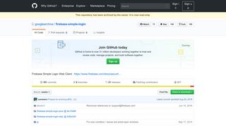 
                            1. GitHub - googlearchive/firebase-simple-login: Firebase ...