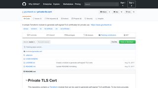 
                            9. GitHub - gruntwork-io/private-tls-cert: A simple Terraform module to ...