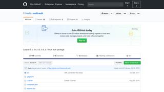 
                            5. GitHub - Hesto/multi-auth: Laravel 5.3, 5.4, 5.5, 5.6, 5.7 multi auth ...