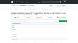 
                            7. GitHub - hwdsbcommons/HWDSB-Elementary-Interface: An ...