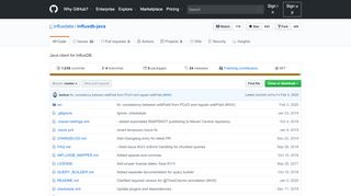 
                            10. GitHub - influxdata/influxdb-java: Java client for InfluxDB