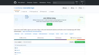 
                            13. GitHub - ionicthemes/ionic-twitter-login: Learn how to add Twitter ...