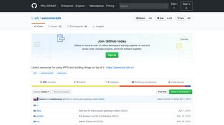 
                            7. GitHub - ipfs/awesome-ipfs: Useful resources for using IPFS and ...