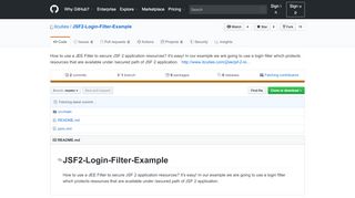 
                            12. GitHub - itcuties/JSF2-Login-Filter-Example: How to use a JEE Filter to ...