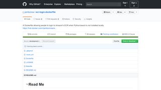 
                            7. GitHub - jambonsw/ecr-login-dockerfile: A Dockerfile allowing ...