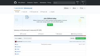 
                            11. GitHub - jasondecode/takeaway-api: takeaway.com/thuisbezorgd.nl ...