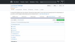 
                            9. GitHub - jeremykendall/php-login: A simple PHP & MySQL ...
