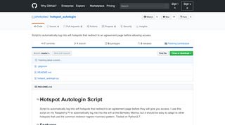 
                            5. GitHub - johnboiles/hotspot_autologin: Script to automatically log into ...