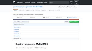 
                            10. GitHub - jonahbaileypolyga/Loginsystem-ohne-MySql-MD5: Dies ist ...