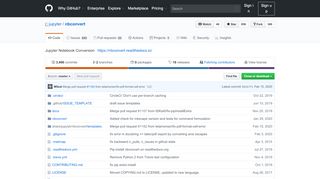 
                            6. GitHub - jupyter/nbconvert: Jupyter Notebook Conversion