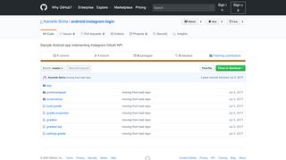 
                            6. GitHub - Kanishk-Sinha/android-instagram-login: Sample ...