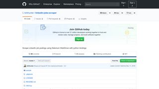 
                            8. GitHub - kirkhunter/linkedin-jobs-scraper: Scrape LinkedIn job ...