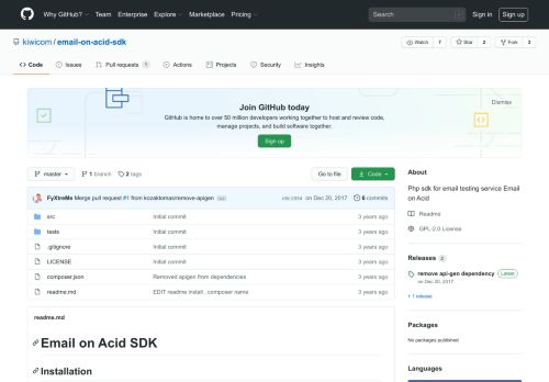 
                            8. GitHub - kiwicom/email-on-acid-sdk: Php sdk for email testing service ...