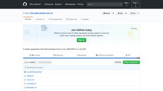 
                            9. GitHub - line/line-sdk-starter-ios-v2: A starter application that ...