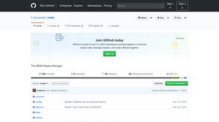 
                            1. GitHub - linuxmint/mdm: The MDM Display Manager