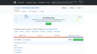 
                            8. GitHub - mage2pro/backend-login-autocomplete: The «Backend Login ...