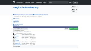 
                            4. GitHub - magium/active-directory: Provides a simple login to an Azure ...