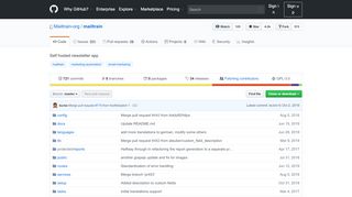 
                            1. GitHub - Mailtrain-org/mailtrain: Self hosted newsletter app