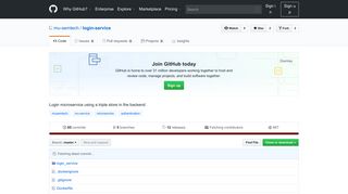 
                            6. GitHub - mu-semtech/login-service: Login microservice using a triple ...